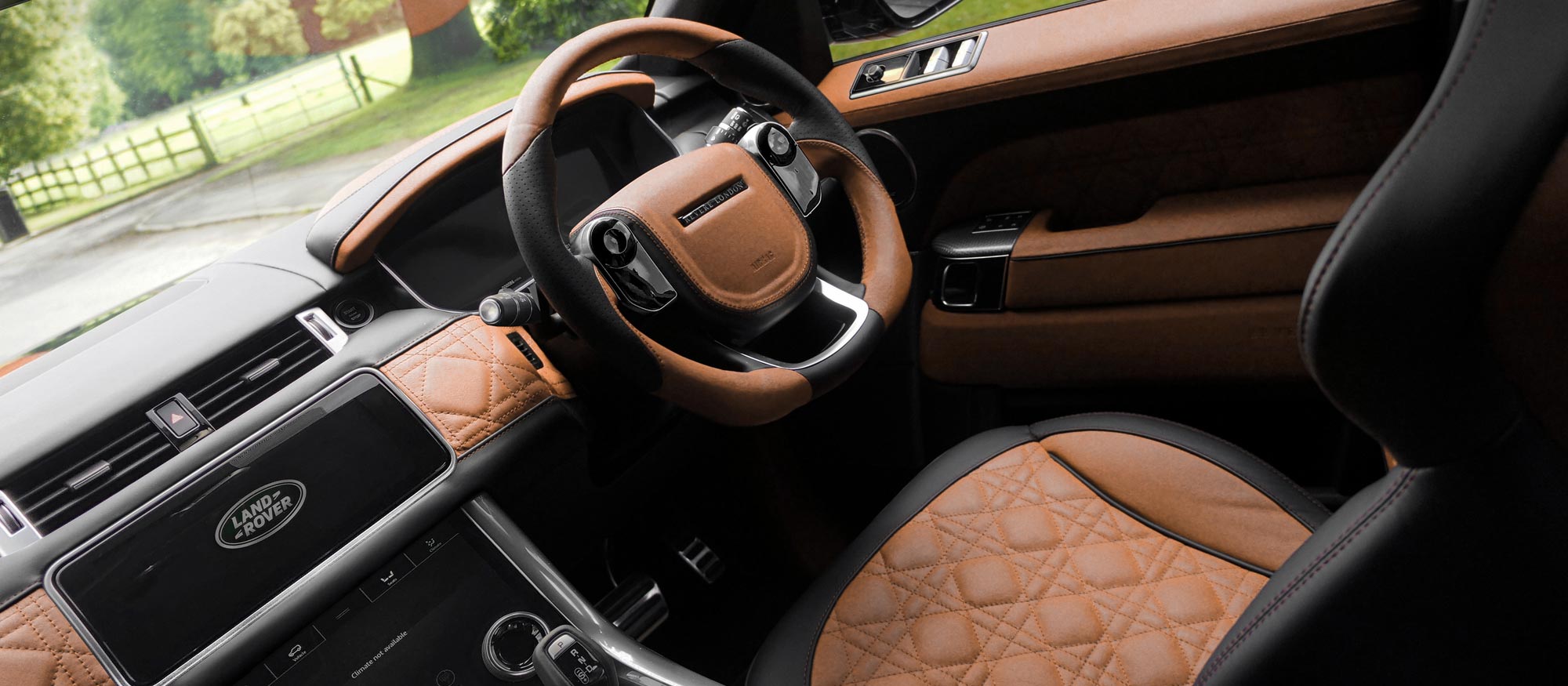Revere London interior retrim for the Range Rover Sport